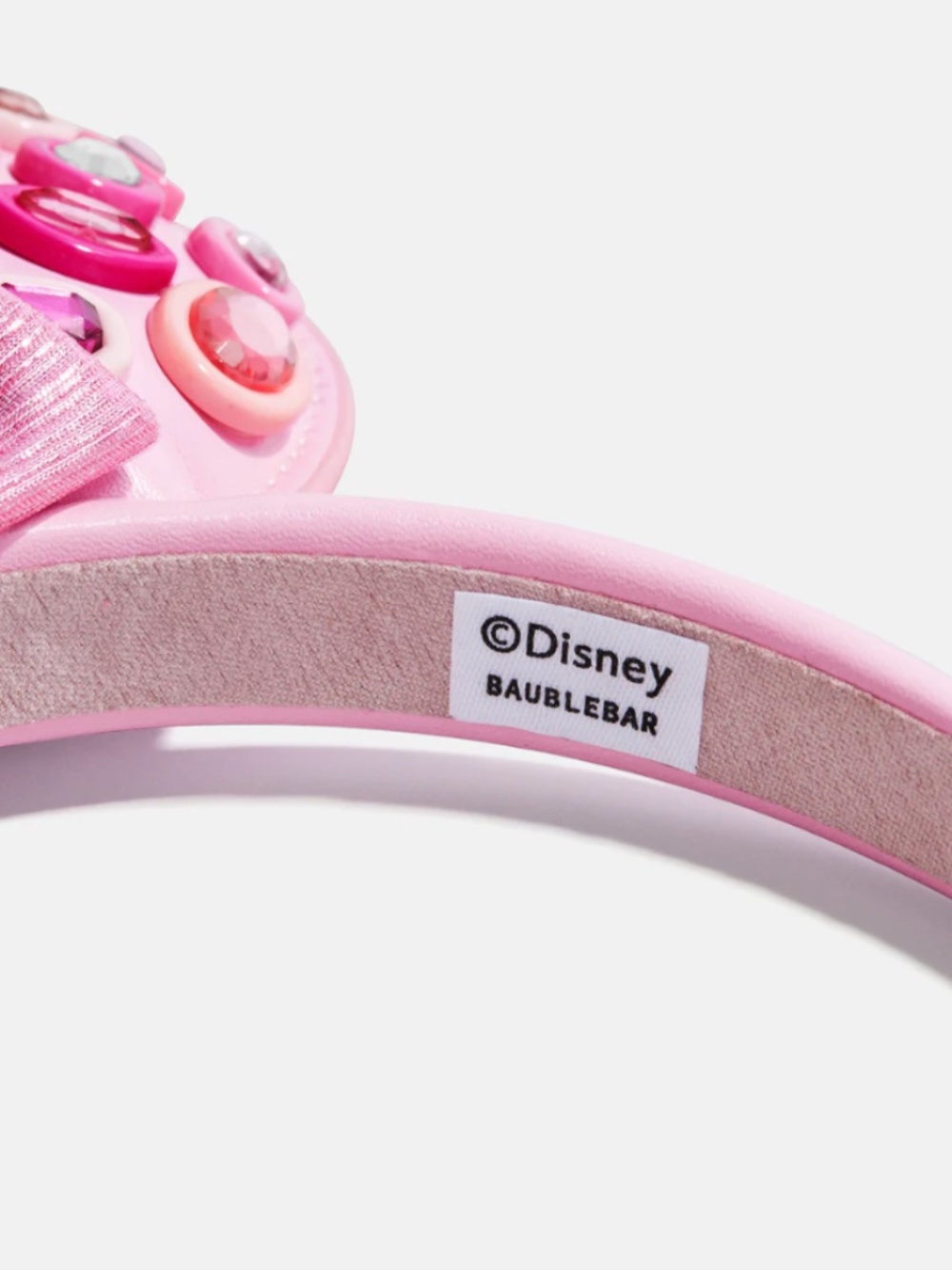 Baublebar Disney Minnie Mouse Hot Pink Crystal Ears Headband - Picture 4 of 5